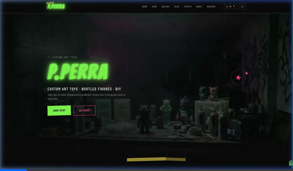 P.Perra – Kreativer Online-Shop für Kunstharz Actionfiguren